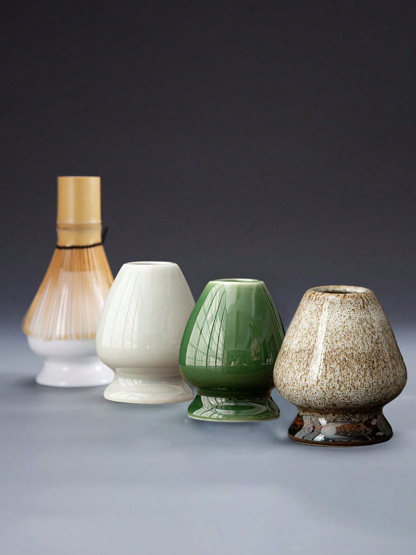 Dish Brush Bamboo - 1 pçs cerâmica matcha chá verde