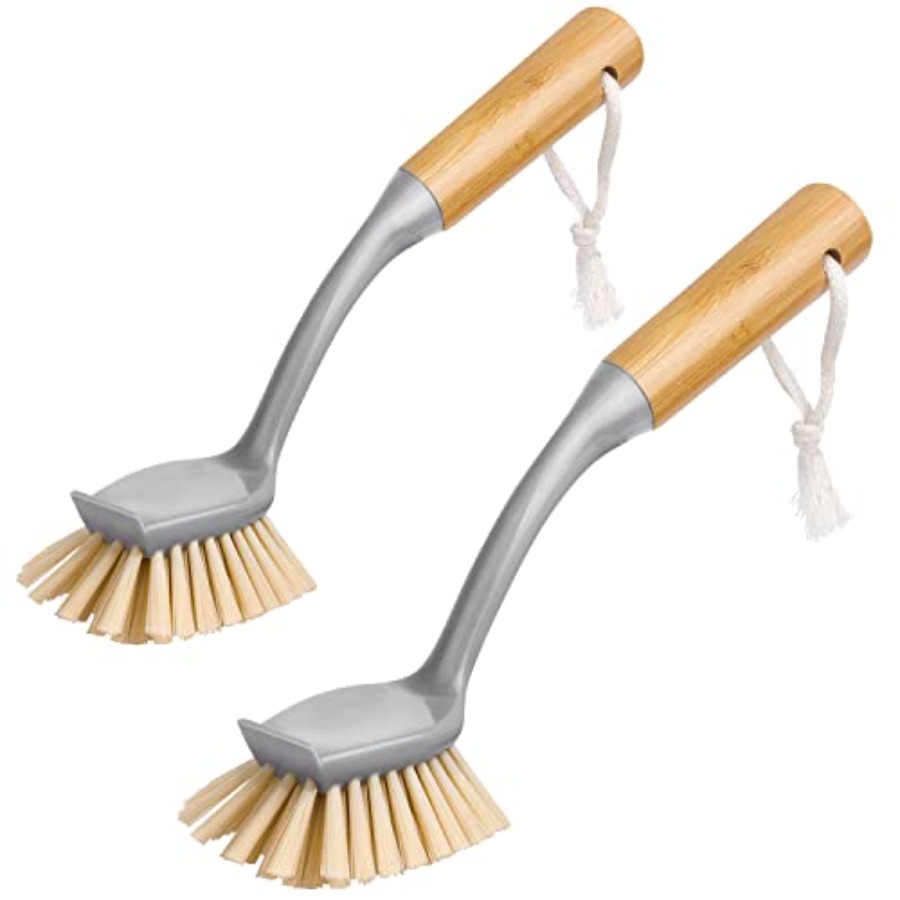 Dish Brush Bamboo - Escova de lavar louça com cabo