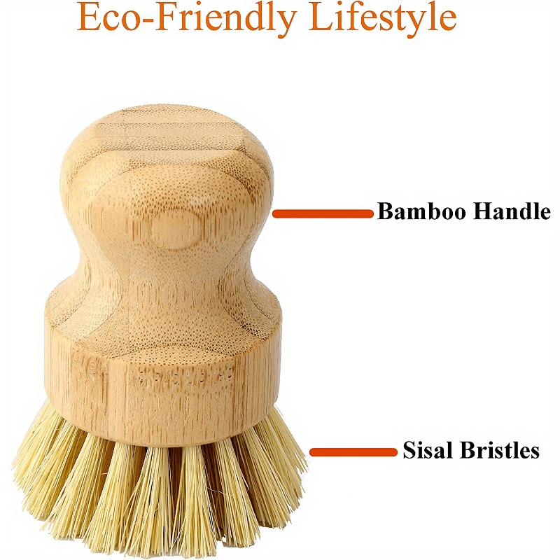Escova de Limpeza de Bambu par - Dish Brush Bamboo avaliação e preço
